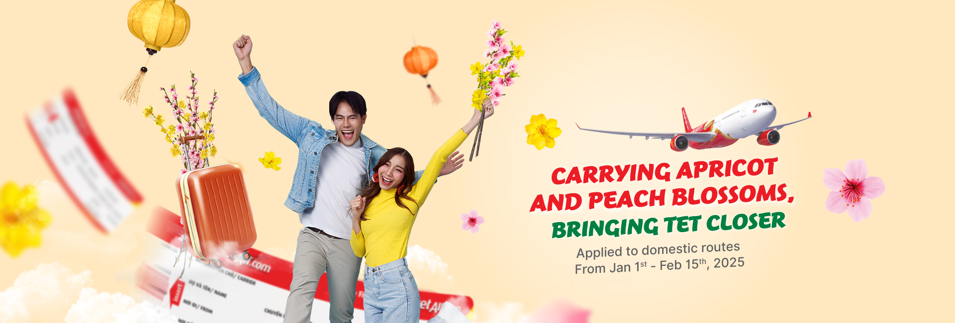 Bringing Tet home with apricot & peach blossom delivery service!