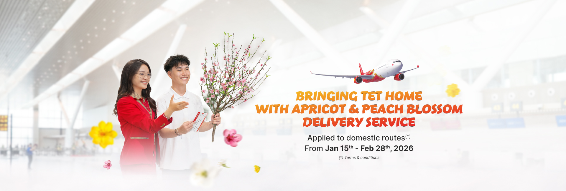 Bringing Tet home with apricot & peach blossom delivery service 2026!