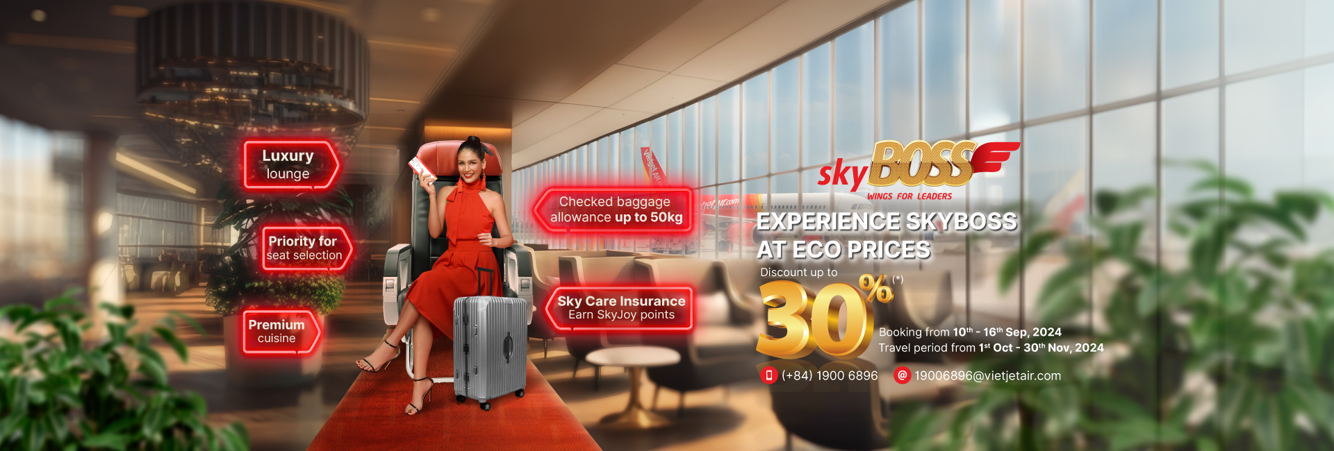 EXPERIENCE SKYBOSS AT ECO PRICES