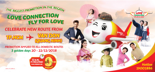 To Celebrate New Route Ho Chi Minh City – Van Don (Quang Ninh)
