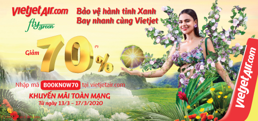 Bảo vệ hành tinh xanh bay nhanh cùng Vietjet