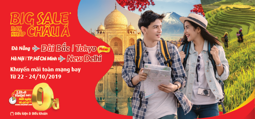 Big Sale Bay Khắp Châu Á!