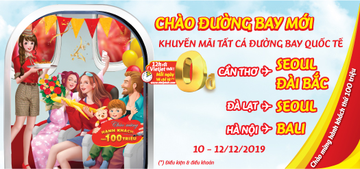 Chào đường bay mới