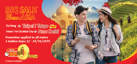 Big Sale Fly Around Asia!