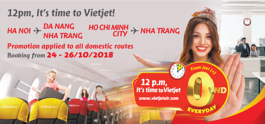 Enjoy Flying To Vietnam!