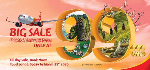 Big Sale – Fly Around Vietnam