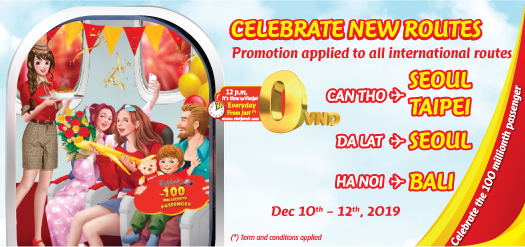 Celebrate new routes