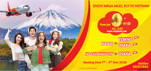 Enjoy Mega Sales, Fly To Vietnam!