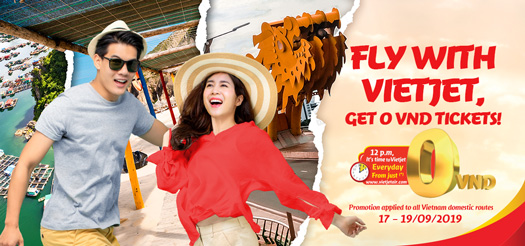 Fly With Vietjet Get 0 Vnd Tickets!