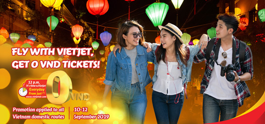 Fly With Vietjet Get 0 Vnd Tickets!