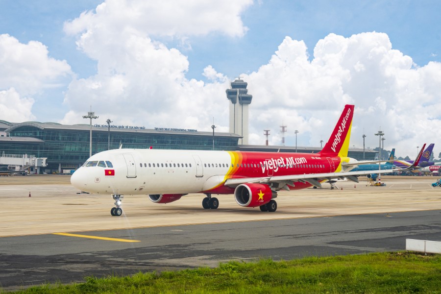 다 낭 국제 공항은 Vietjet 비행기에 5백만번째 승객을 맞이합니다