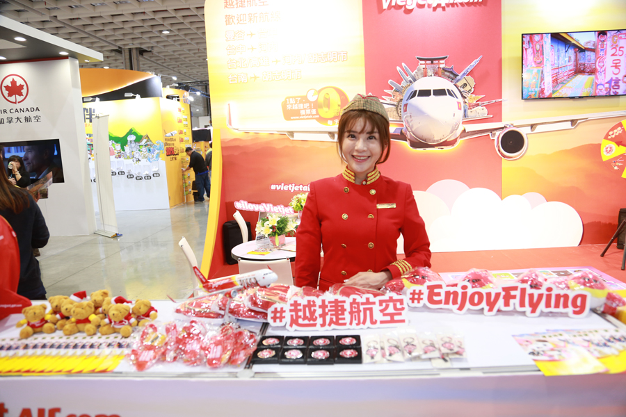 歡慶2019 「TTE台北旅展」開展 越捷航空推0元起超級優惠機票