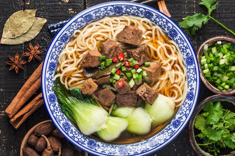Món Đài Loan mì bò