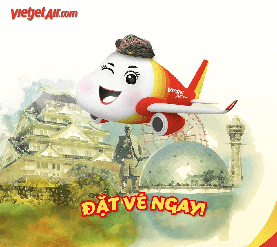 vé máy bay Osaka giá rẻ