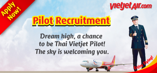Thai Vietjet Pilot Recruitment