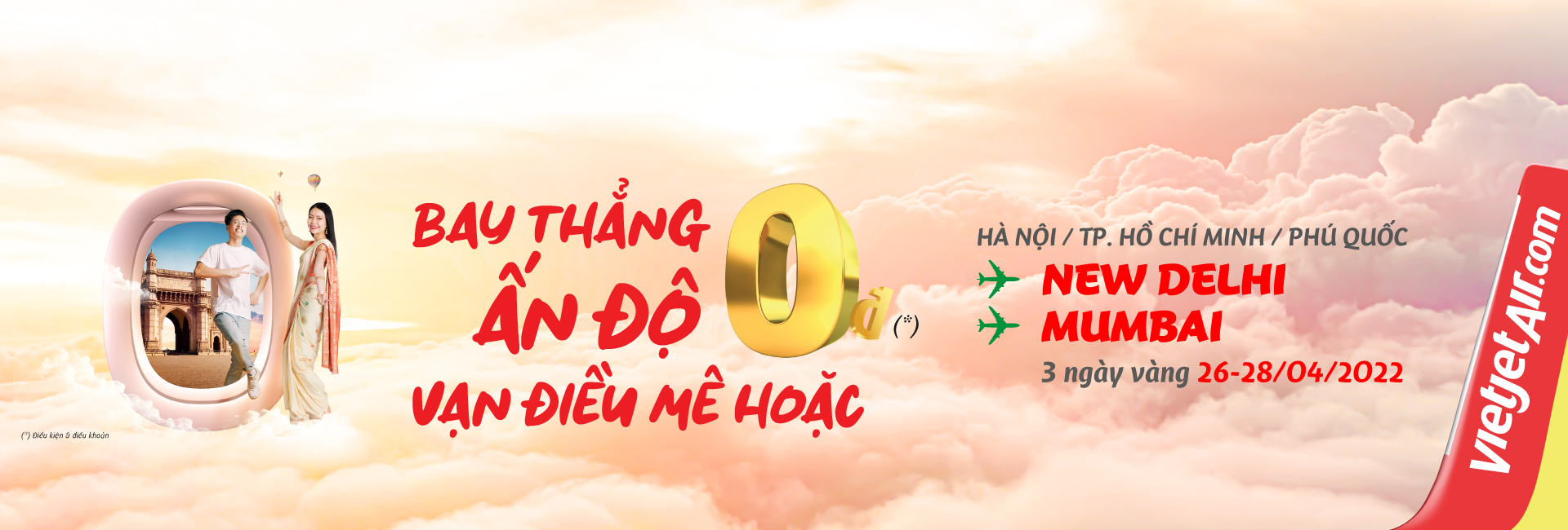 Mừng khai trương các đường bay mới đến Ấn Độ!