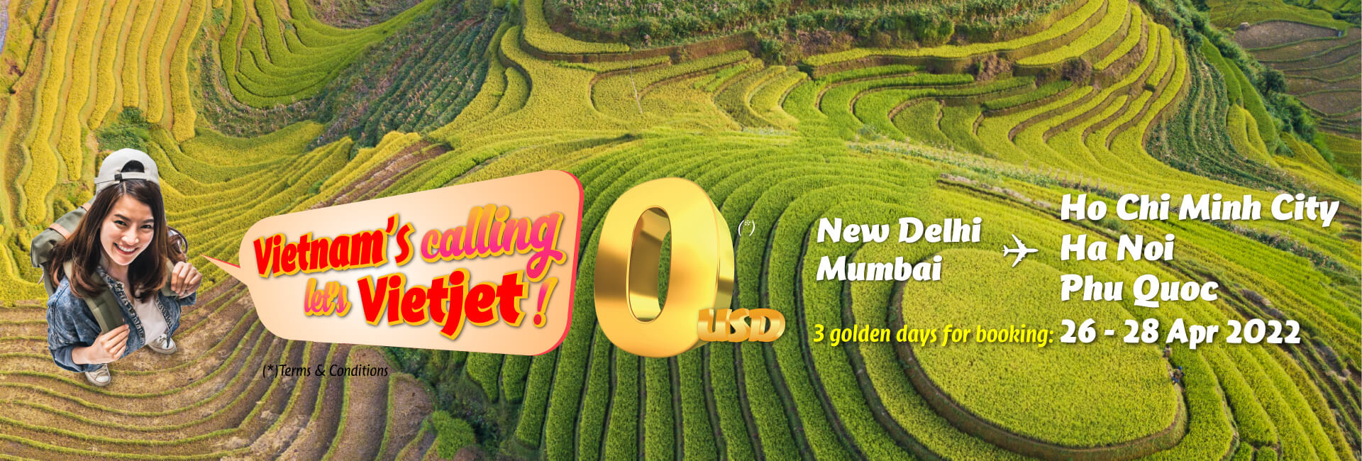 Welcome the new routes from Vietnam to India!