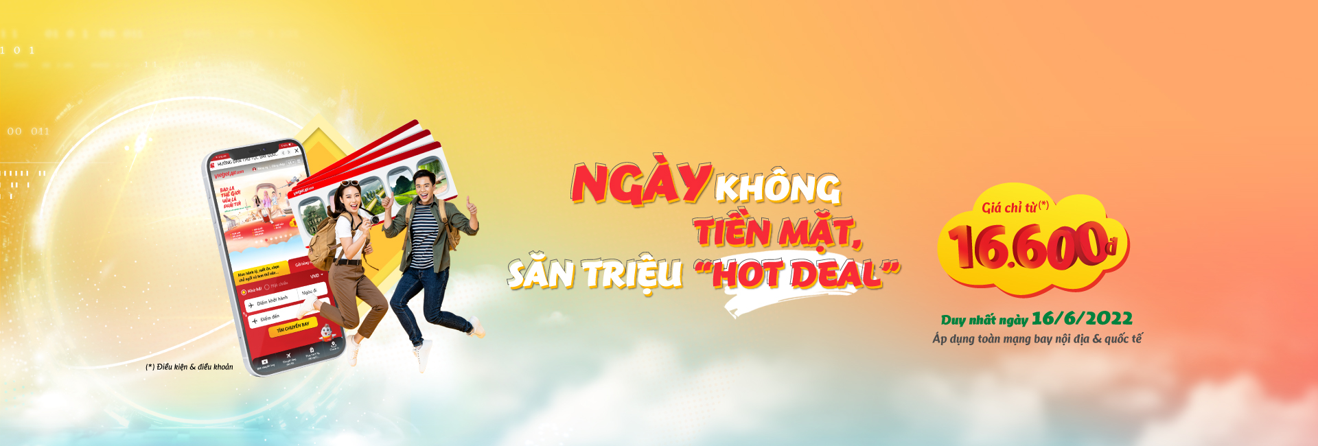 NGÀY KHÔNG TIỀN MẶT - SĂN TRIỆU HOT DEALS