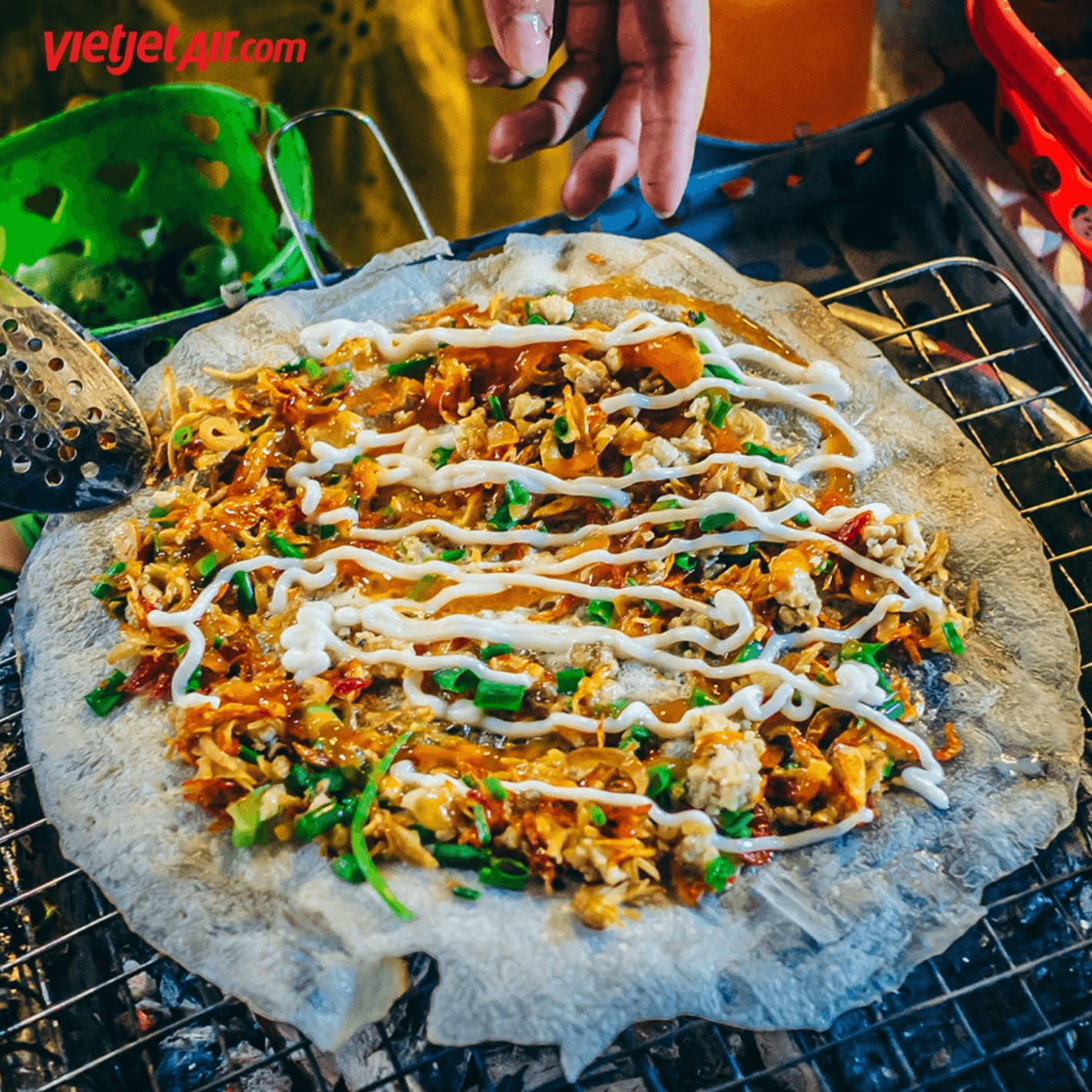 Bánh tráng nướng Đà Lạt