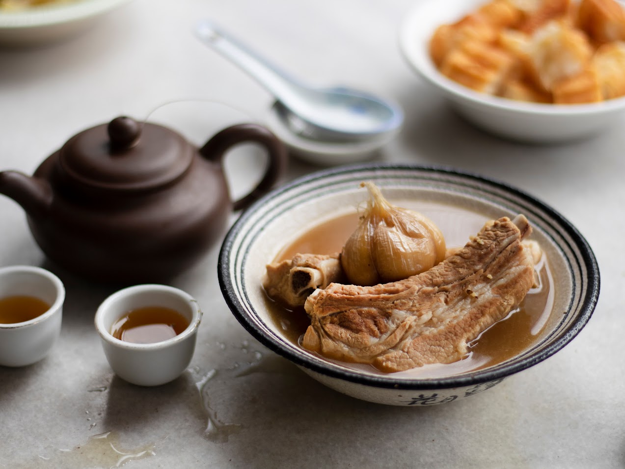Món Bak Kut Teh tại Singapore