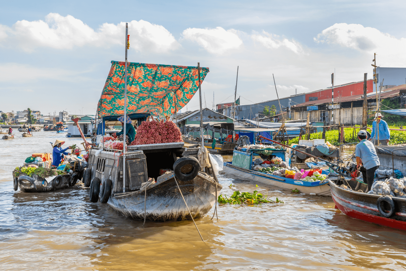 Chợ nổi Cái Răng Cần Thơ