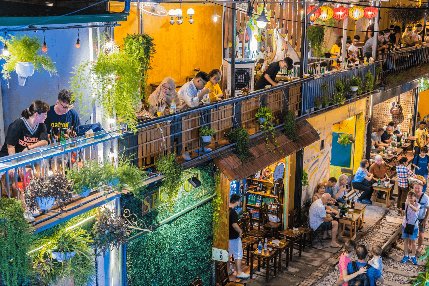 Xóm Cafe Đường Tàu Hà Nội