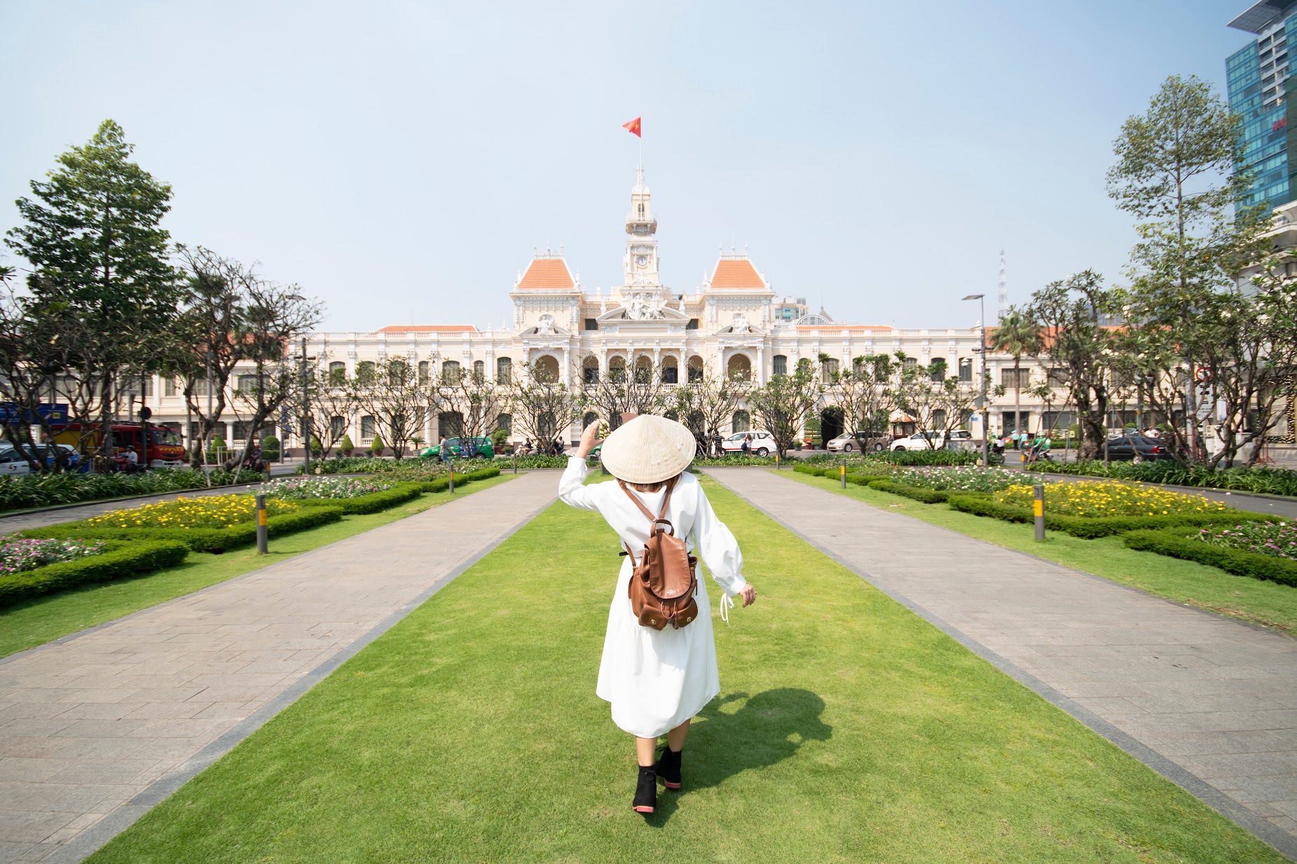  在胡志明市旅行