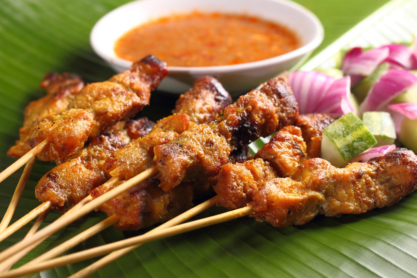 thịt xiên nướng thái lan satay