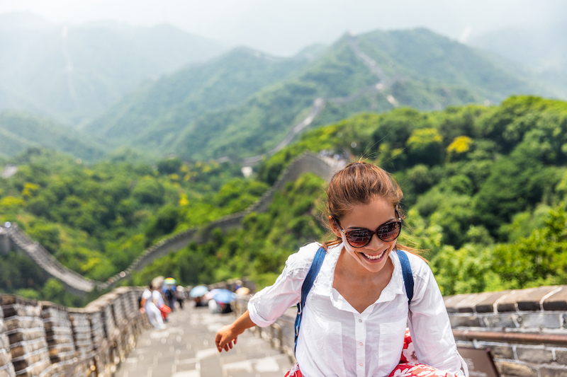 hạnh ph&uacute;c khi đi du lịch