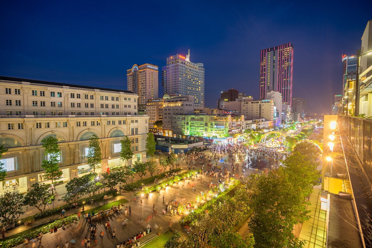 阮惠步行街，胡志明市