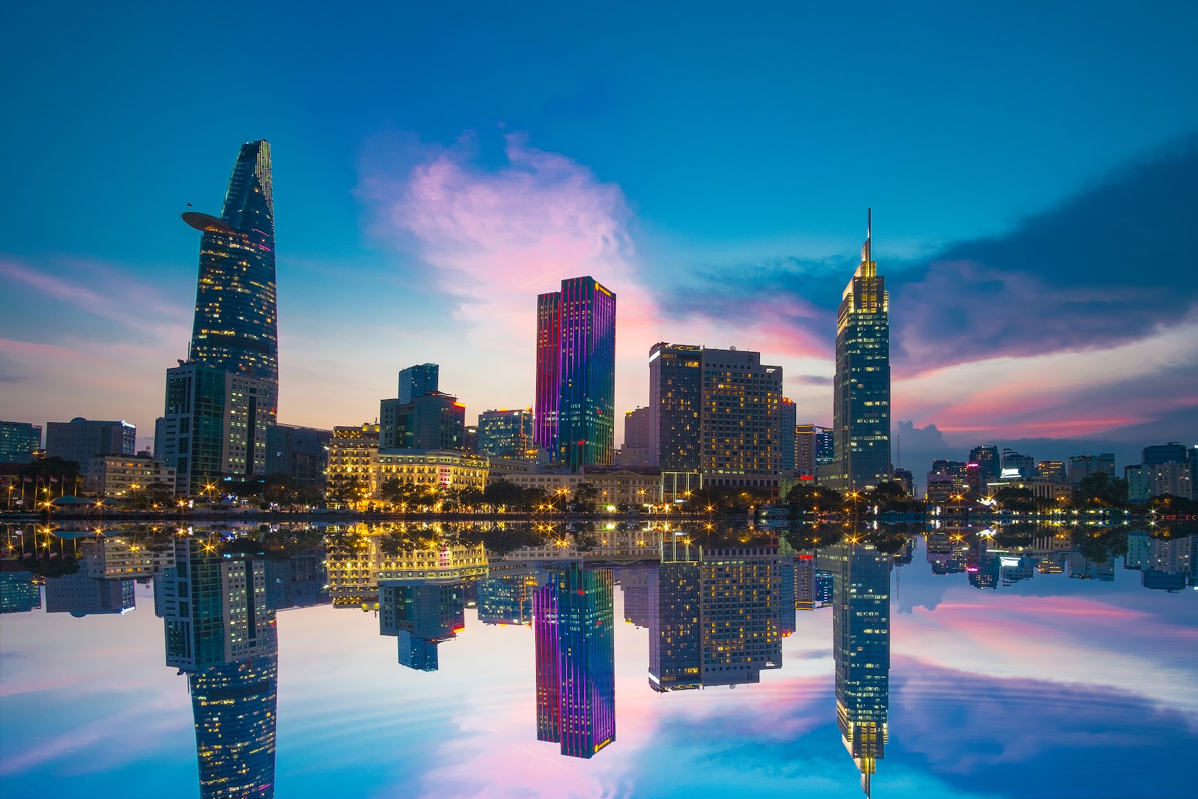 Night in Ho Chi Minh City