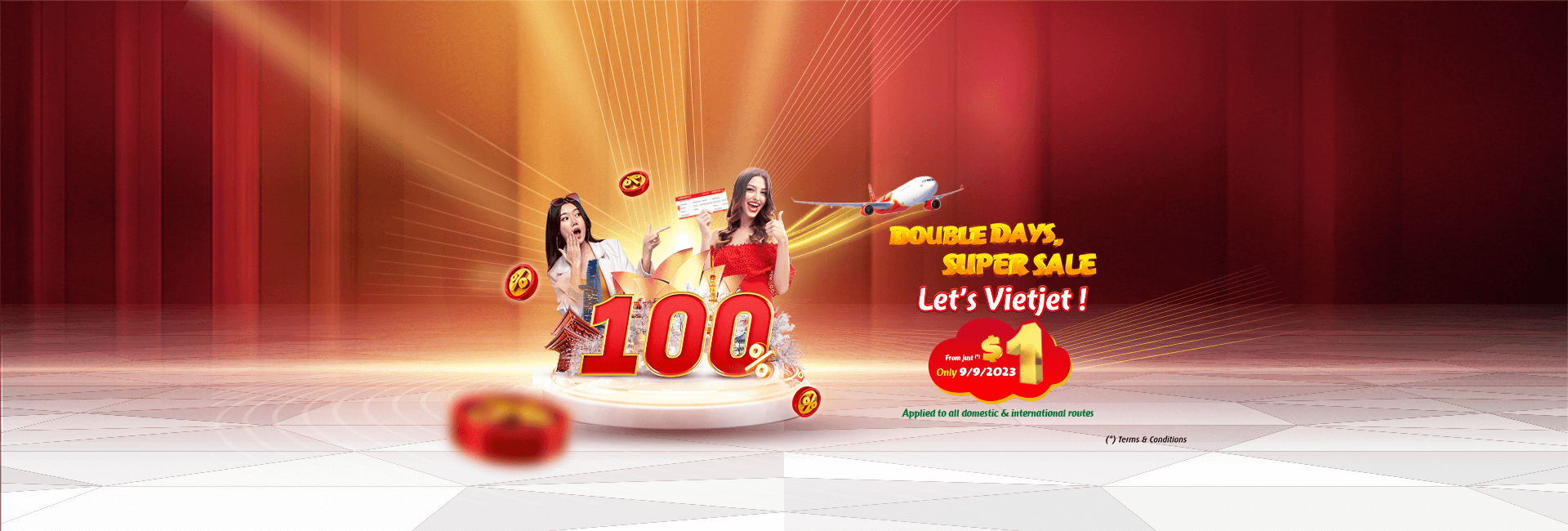 DOUBLE DAYS, SUPER SALE LET’S VIETJET !