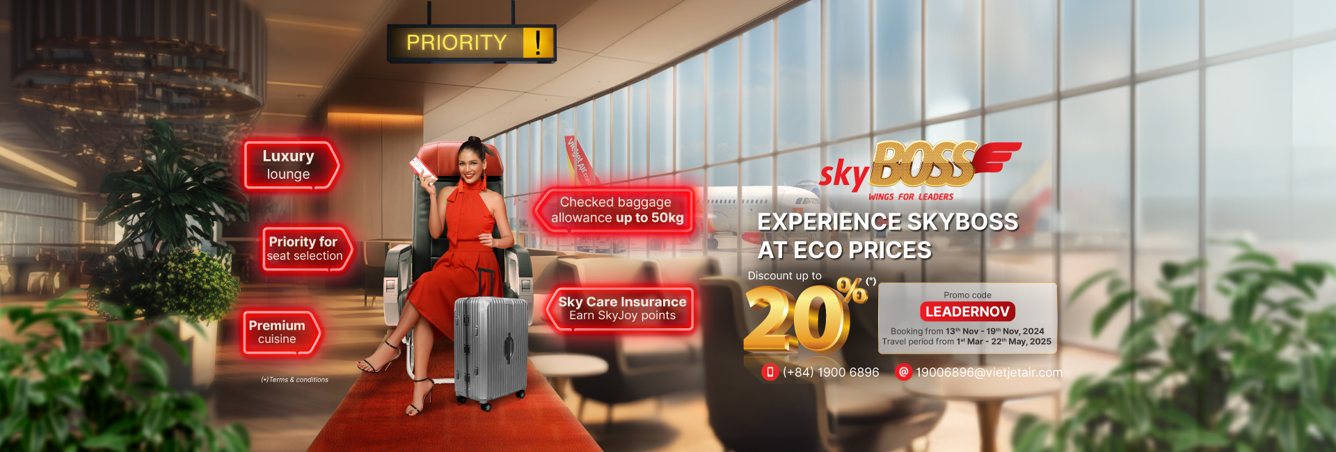 EXPERIENCE SKYBOSS AT ECO PRICES