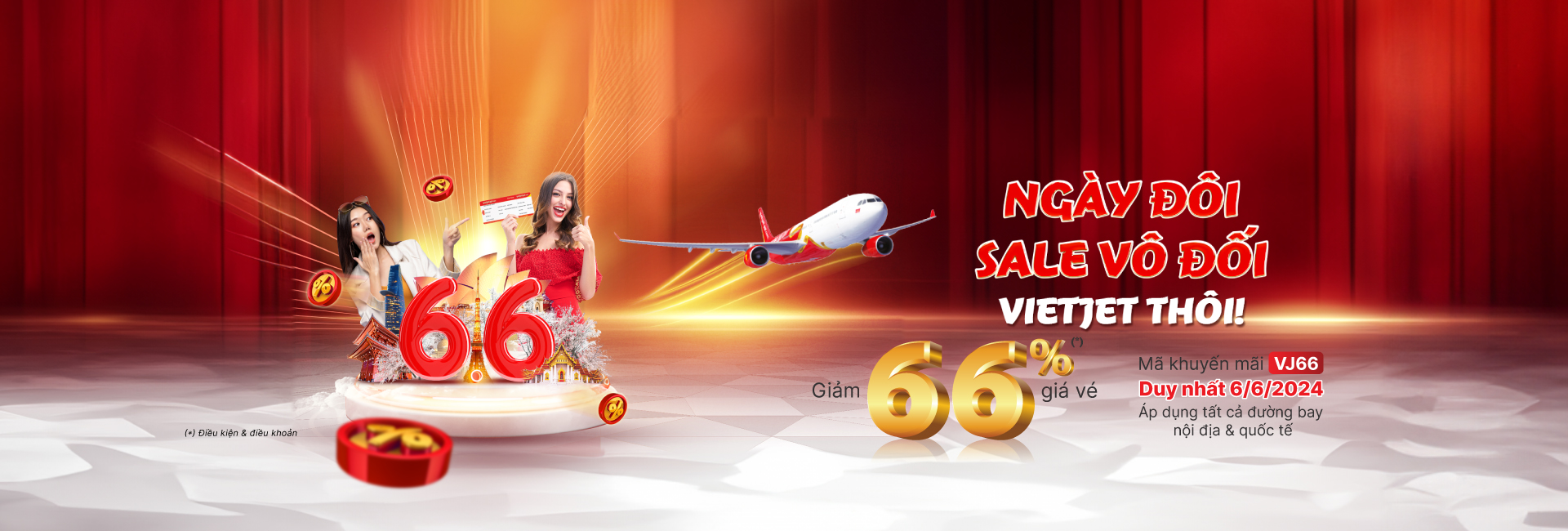 Ngày đôi, Sale vô đối, Vietjet thôi!