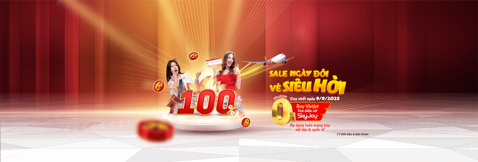 Sale ngày đôi, vé siêu hời