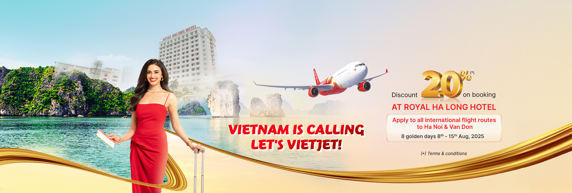 Vietnam is calling. Let's Vietjet!