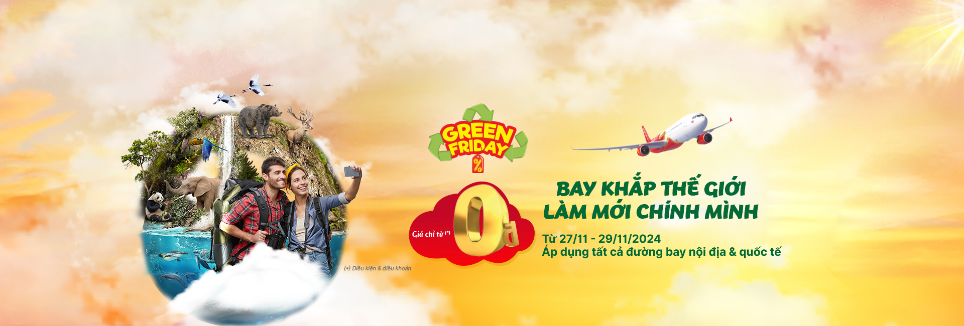 Green Friday Bay Khắp Thế Giới Làm Mới Chính Mình