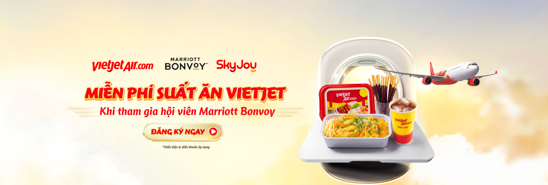 Chương trình Đăng ký Hội viên Marriott Bonvoy® cùng Vietjet SkyJoy