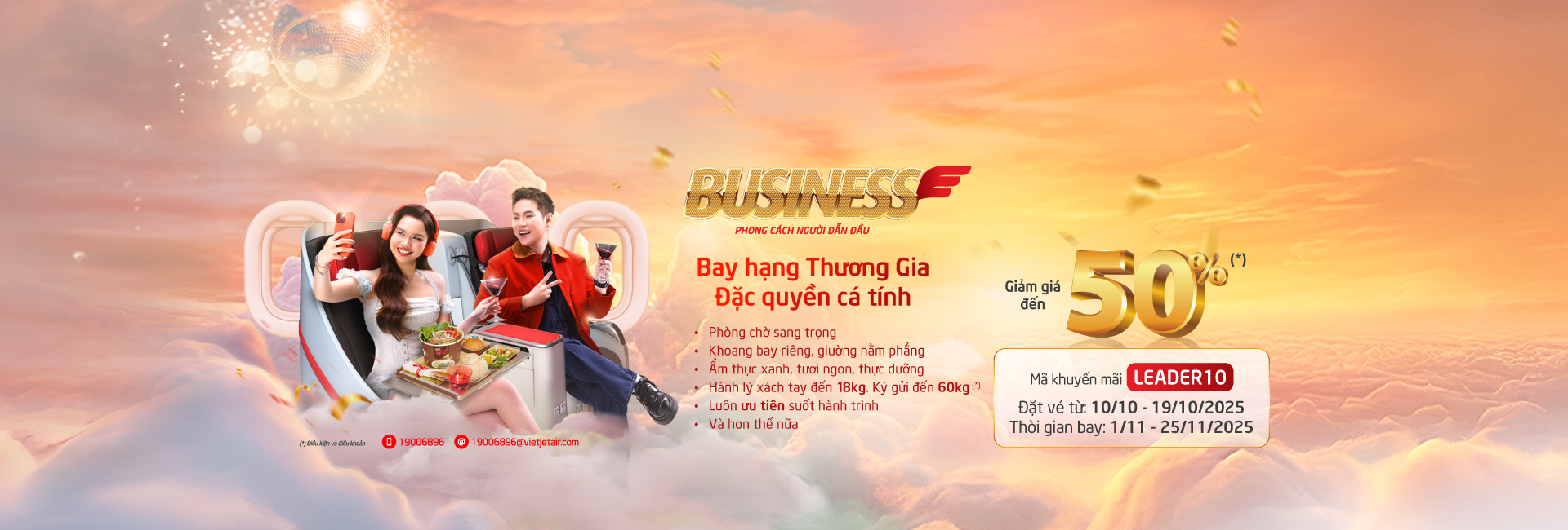 Siêu khuyến mãi 10 ngày: Ưu đãi 50% dành cho người dẫn đầu