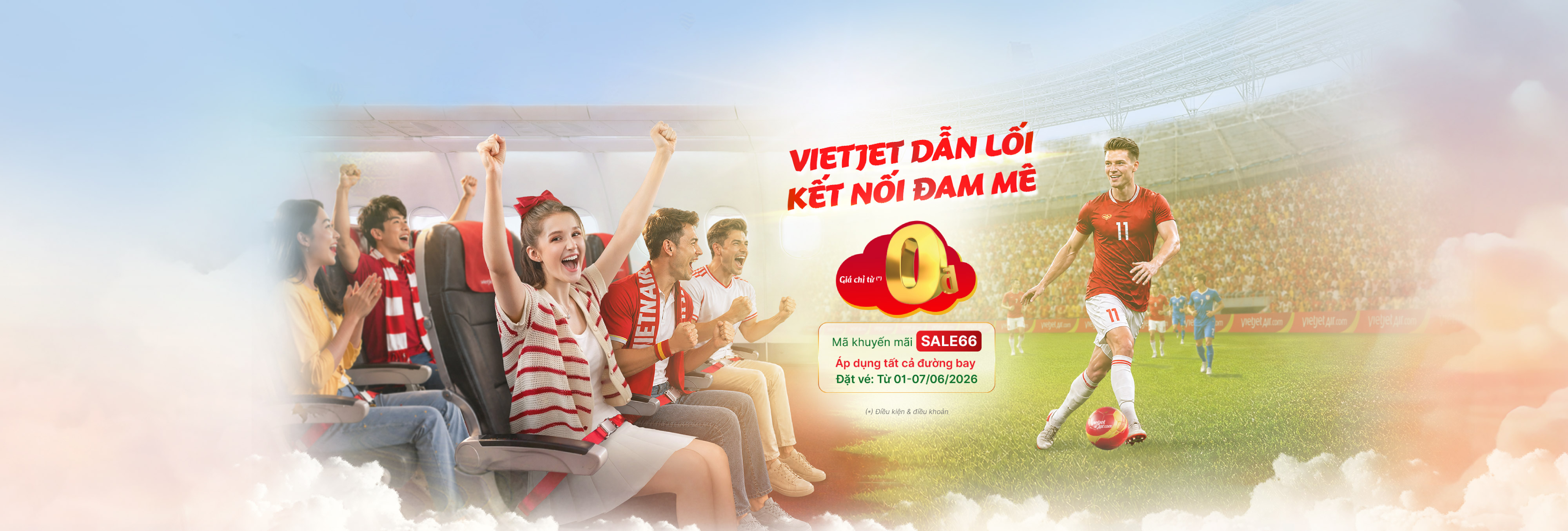 Vietjet dẫn lối kết nối đam mê