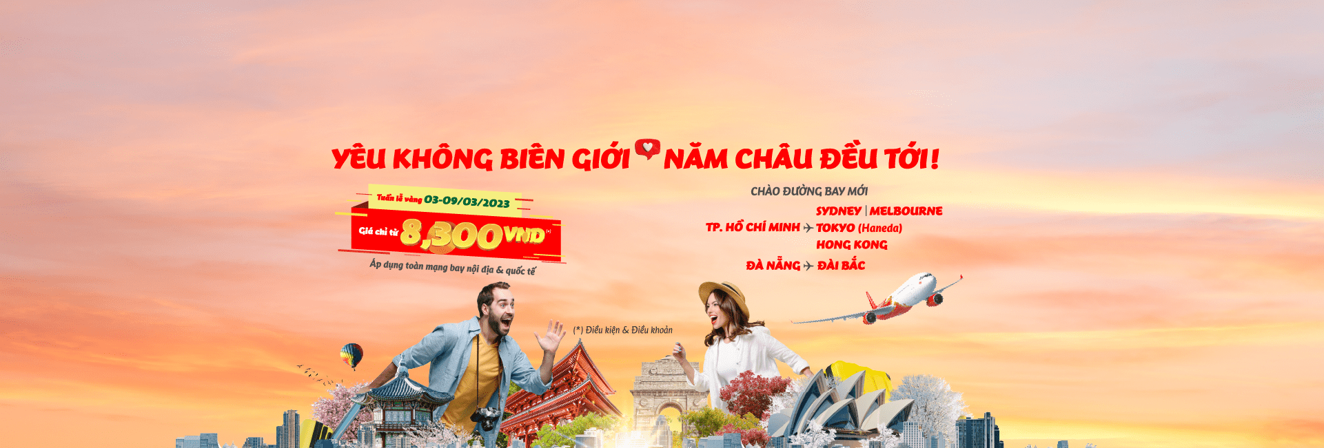 Mừng 8/3 - Yêu không biên giới, Năm châu đều tới!