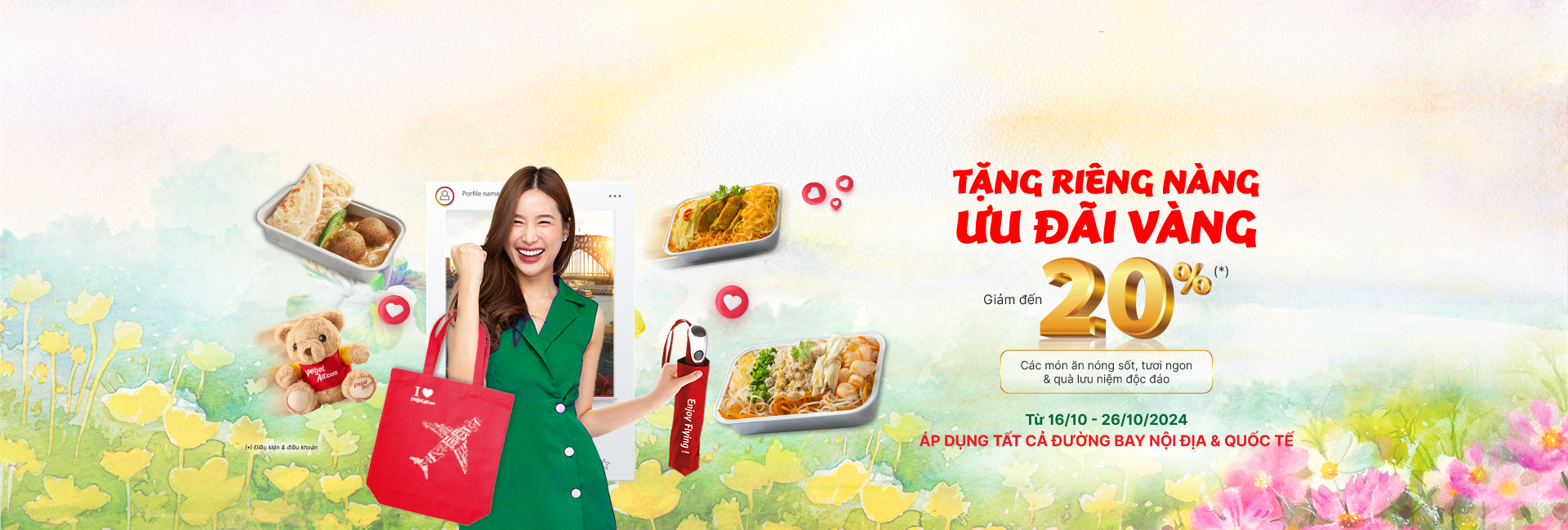 TẶNG RIÊNG NÀNG ƯU ĐÃI VÀNG