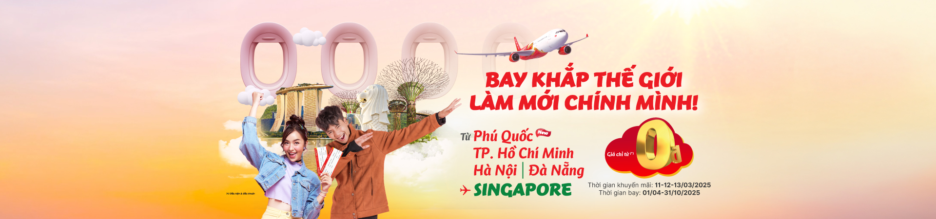 Bay khắp thế giới làm mới chính mình