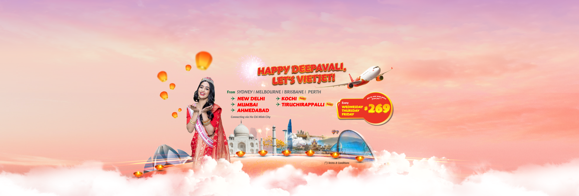 HAPPY DEEEPAVALI, LET'S VIETJET!