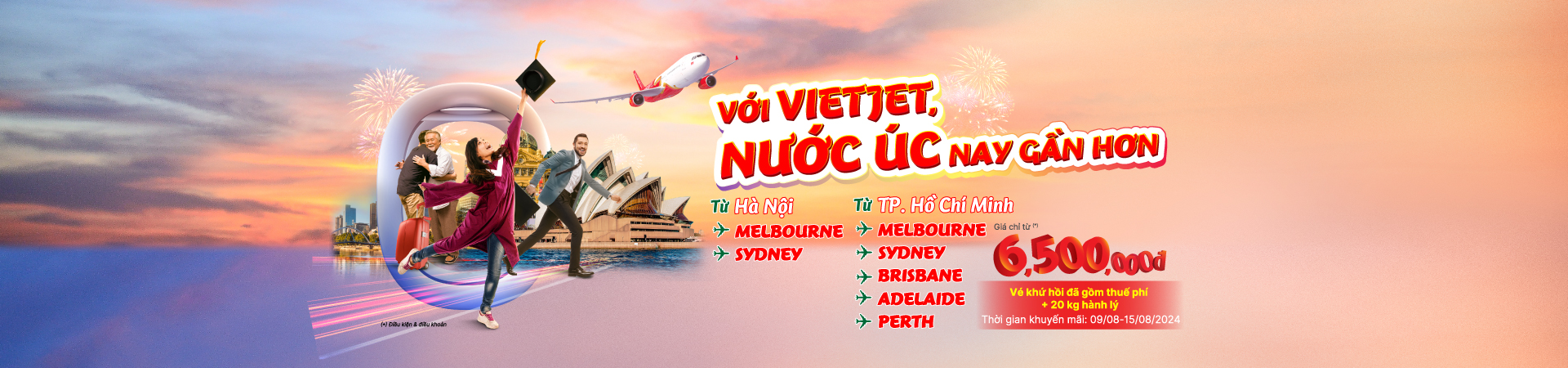 MIỄN PHÍ 20KG HÀNH LÝ KÝ GỬI